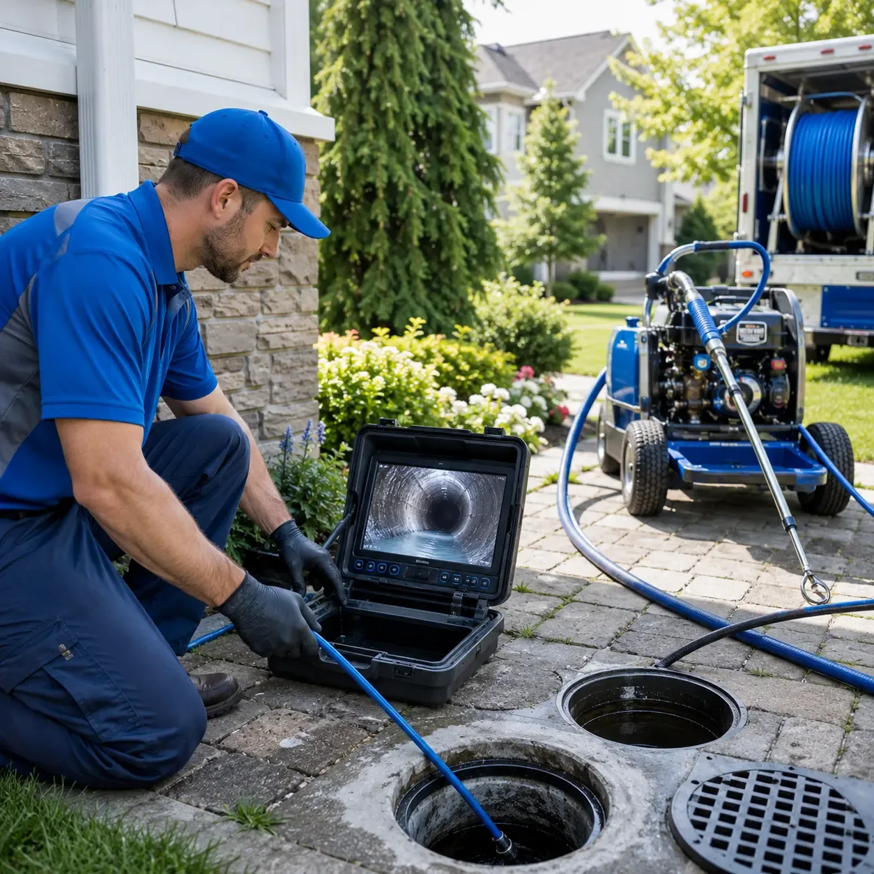 Outdoor drain cleaning professionals serving Harmans, MD